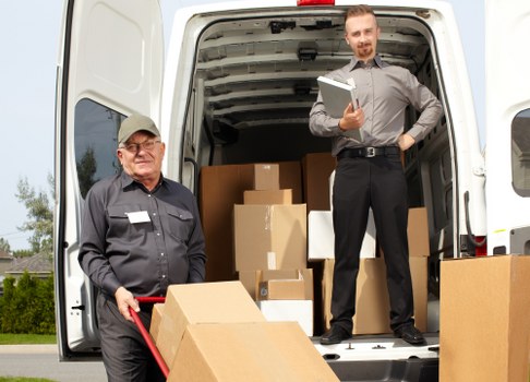 Team commitment to preventing modern slavery at Man And Van Finsbury Park