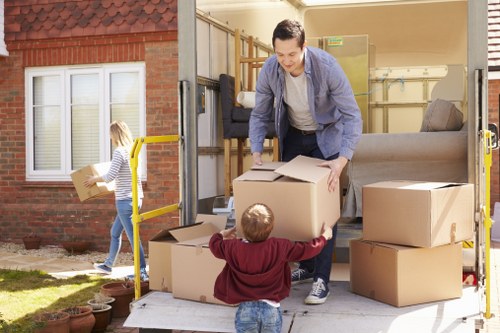 Specialist piano moving in a Finsbury Park home