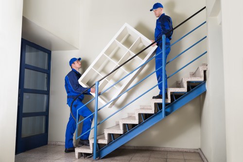 Moving team handling a home removal in Finsbury Park