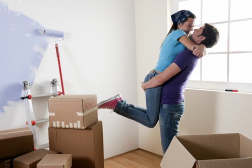 Man and van loading furniture for a local move in Finsbury Park