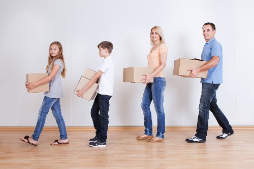 Careful loading of furniture for a flat or house move in Finsbury Park